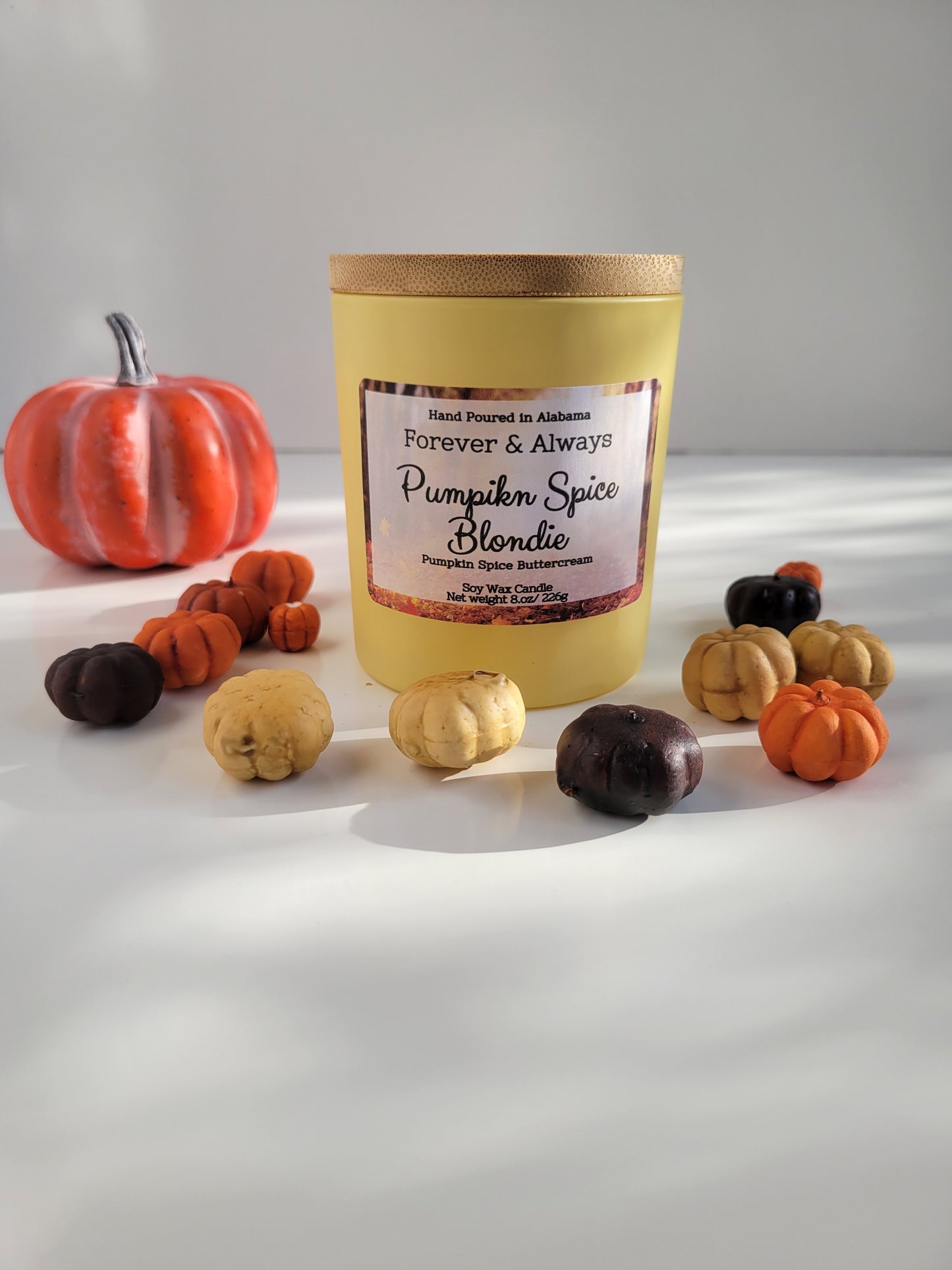 Pumpkin Spice Blondie Candle