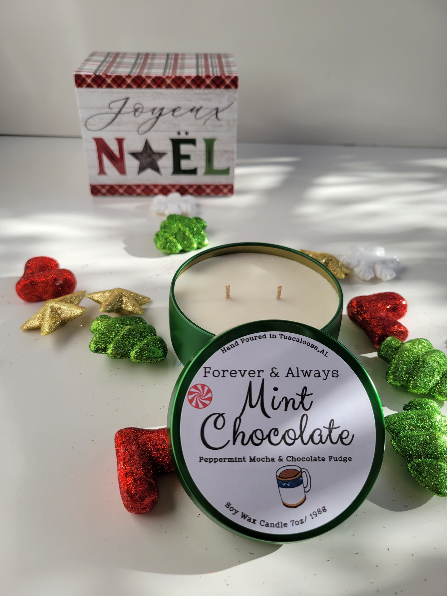 Mint Chocolate Candles