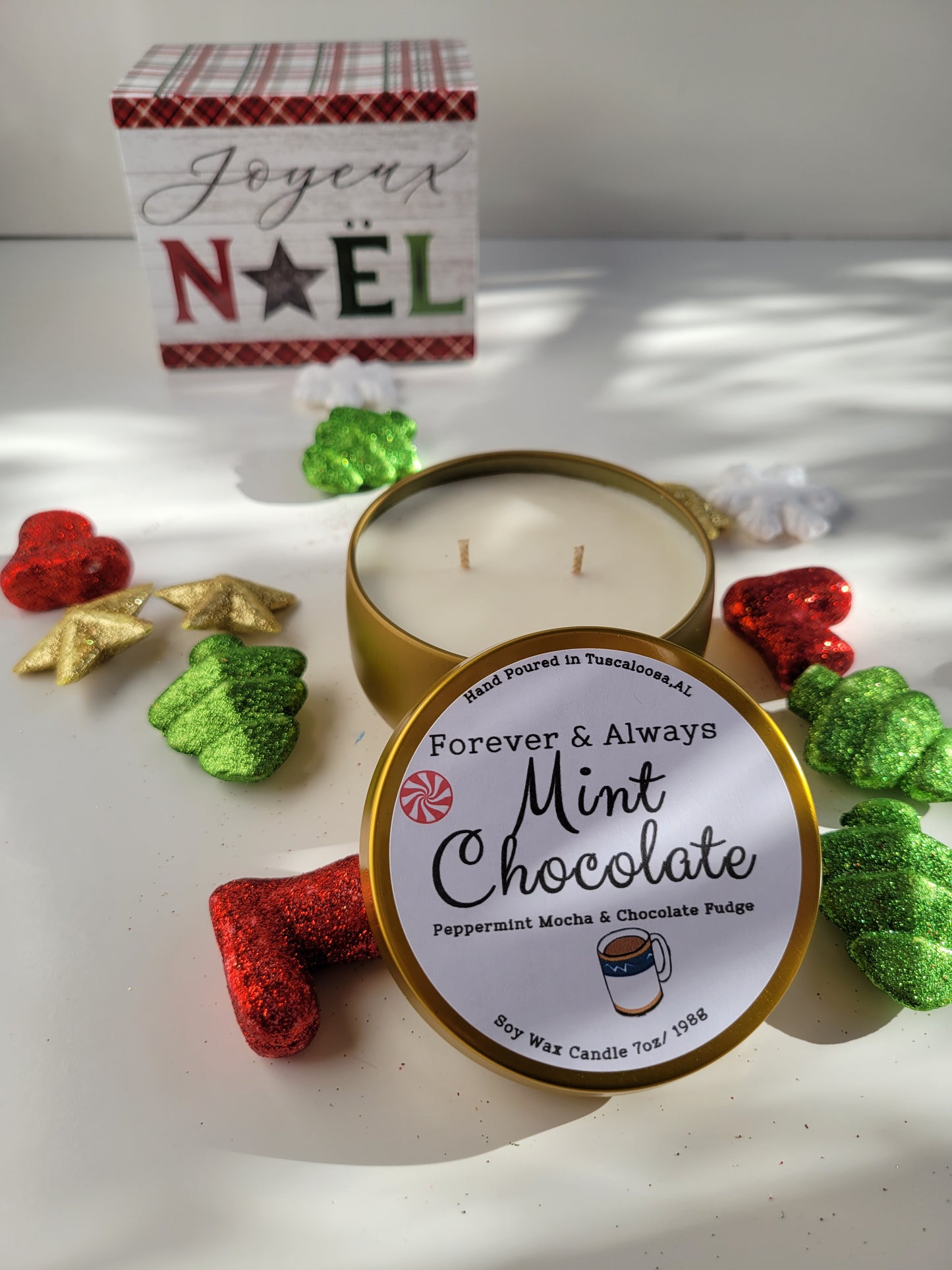 Mint Chocolate Candles