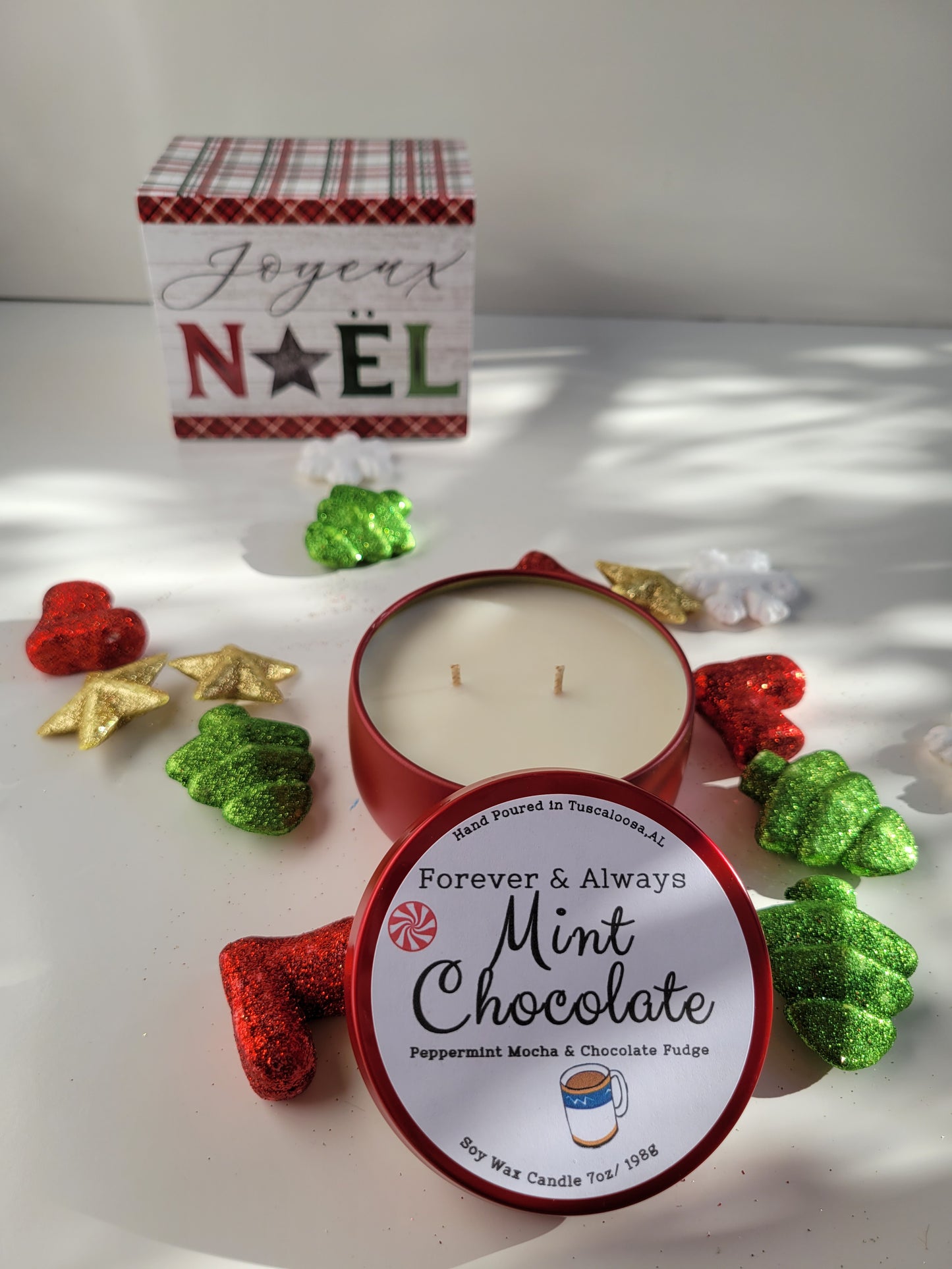 Mint Chocolate Candles